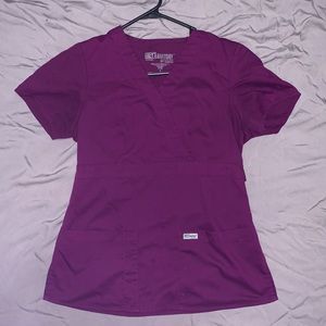 Small Greys anatomy purple scrub top